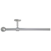 Stilgarnituren Edelstahloptik Metall L: ca. 280 cm ausziehbar von ca. 160 bis 280 cm 1.0 Läufe Teleskopgarnitur_2in1 - Edelstahloptik (280,00cm) - ondeco