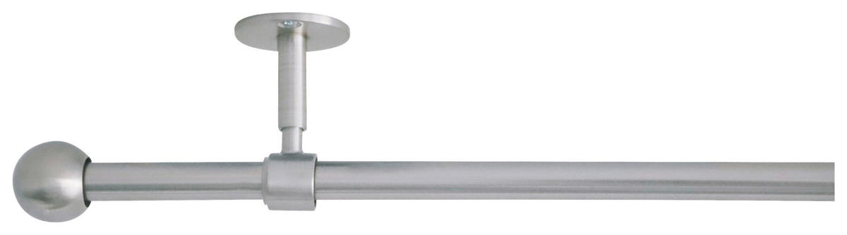 Stilgarnituren Edelstahloptik Metall L: ca. 280 cm ausziehbar von ca. 160 bis 280 cm 1.0 Läufe Teleskopgarnitur_2in1 - Edelstahloptik (280,00cm) - ondeco