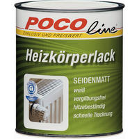 POCOline Acryl Heizkörperlack weiß seidenmatt ca. 0,25 l Heizkörperlack_Acryl 250ml - weiß (250ml) - POCOline