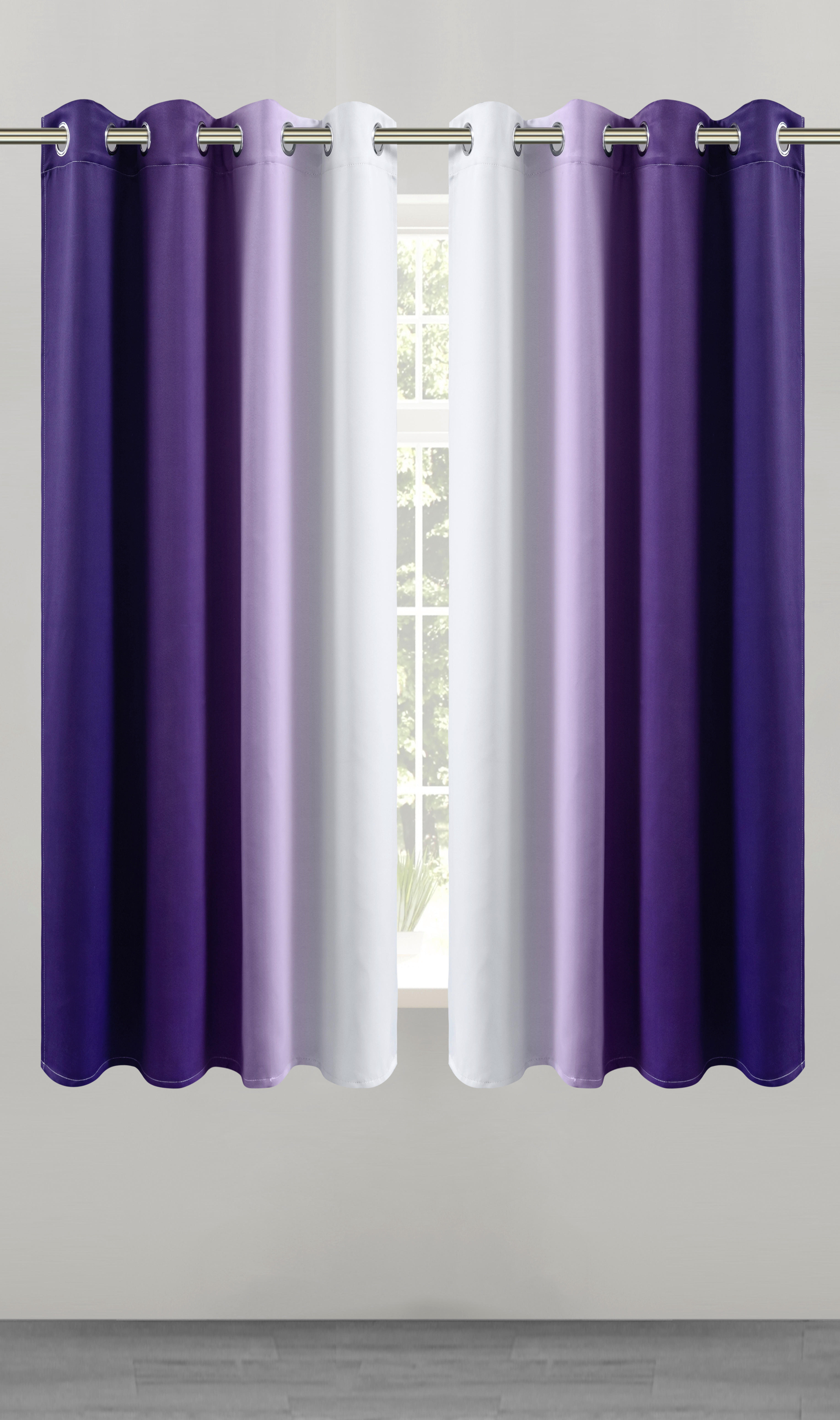 POCOline Verdunklungsvorhang Beverly lila B/L: ca. 135x175 cm Beverly - lila (135,00/175,00cm) - POCOline