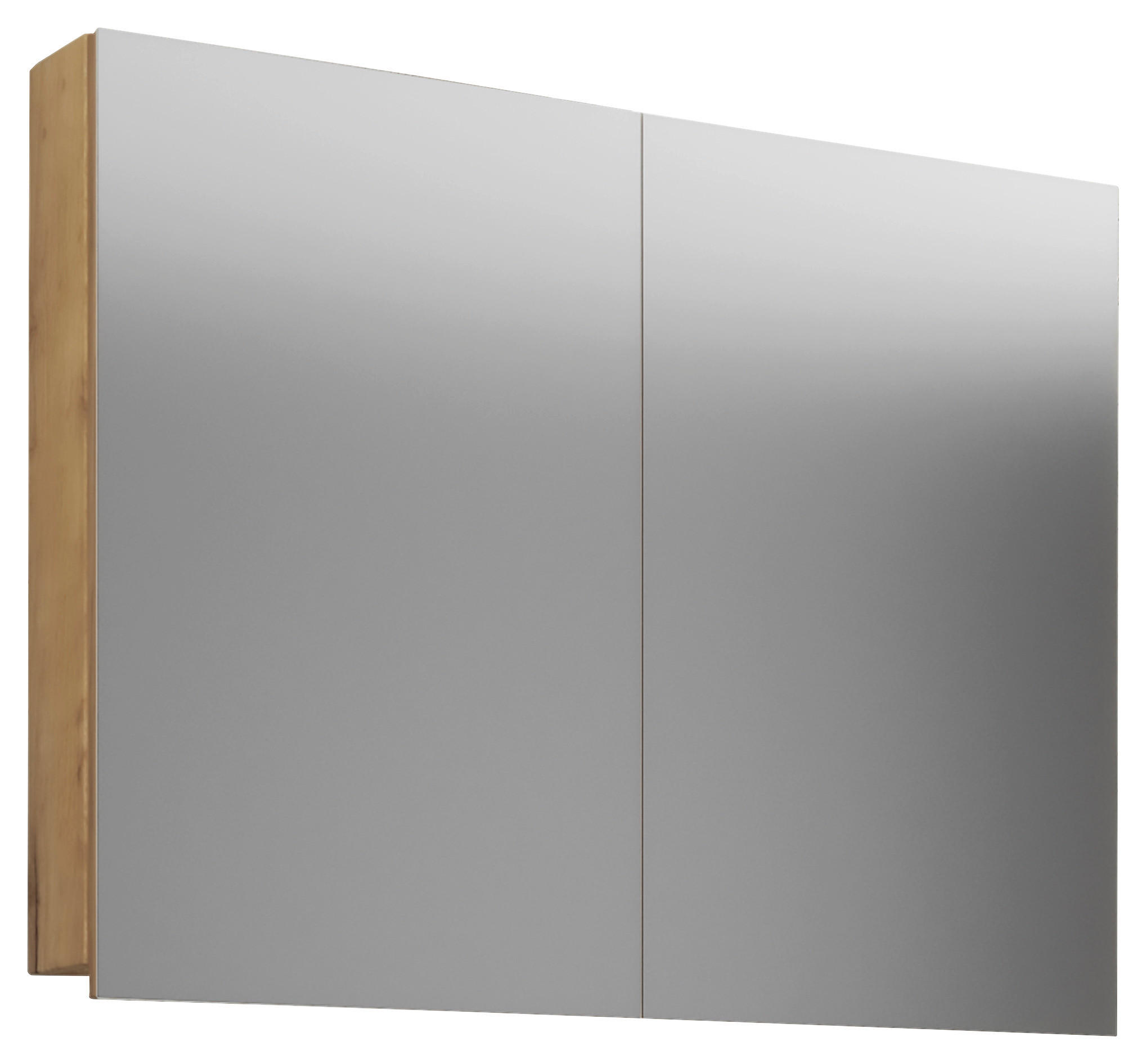 Spiegelschrank Badinos Eiche Honig Nachbildung B/H/T: ca. 80x62x12 cm Badinos - Eiche (80,00/62,00/12,00cm) - VCM Möbel