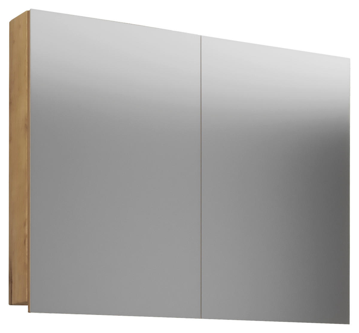 Spiegelschrank Badinos Eiche Honig Nachbildung B/H/T: ca. 80x62x12 cm Badinos - Eiche (80,00/62,00/12,00cm) - VCM Möbel