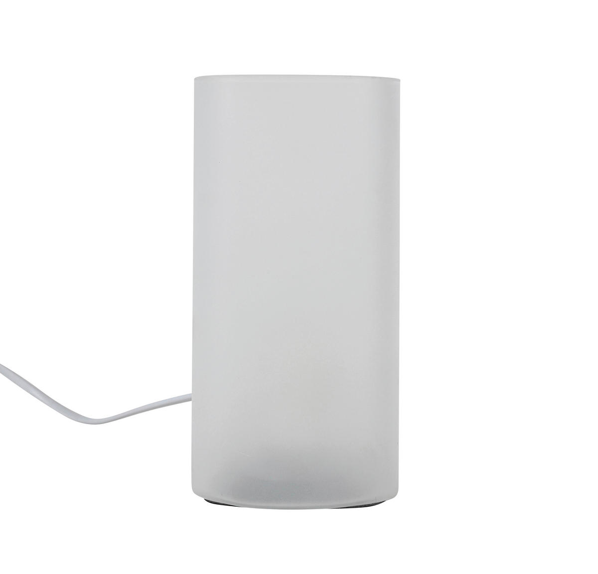 Nolo Tischleuchte Paige weiß Glas B/H/L: ca. 9,5x20x9,5 cm E27 1 Brennstellen Paige - weiß (9,50/9,50/20,00cm) - Nolo