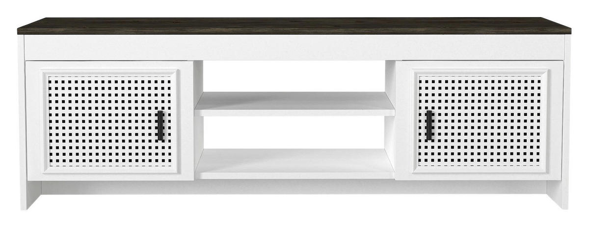 TV-Lowboard Done weiß Rebab B/H/T: ca. 150x48,2x35 cm Done - Rebab/weiß (150,00/48,20/35,00cm) - moebel17