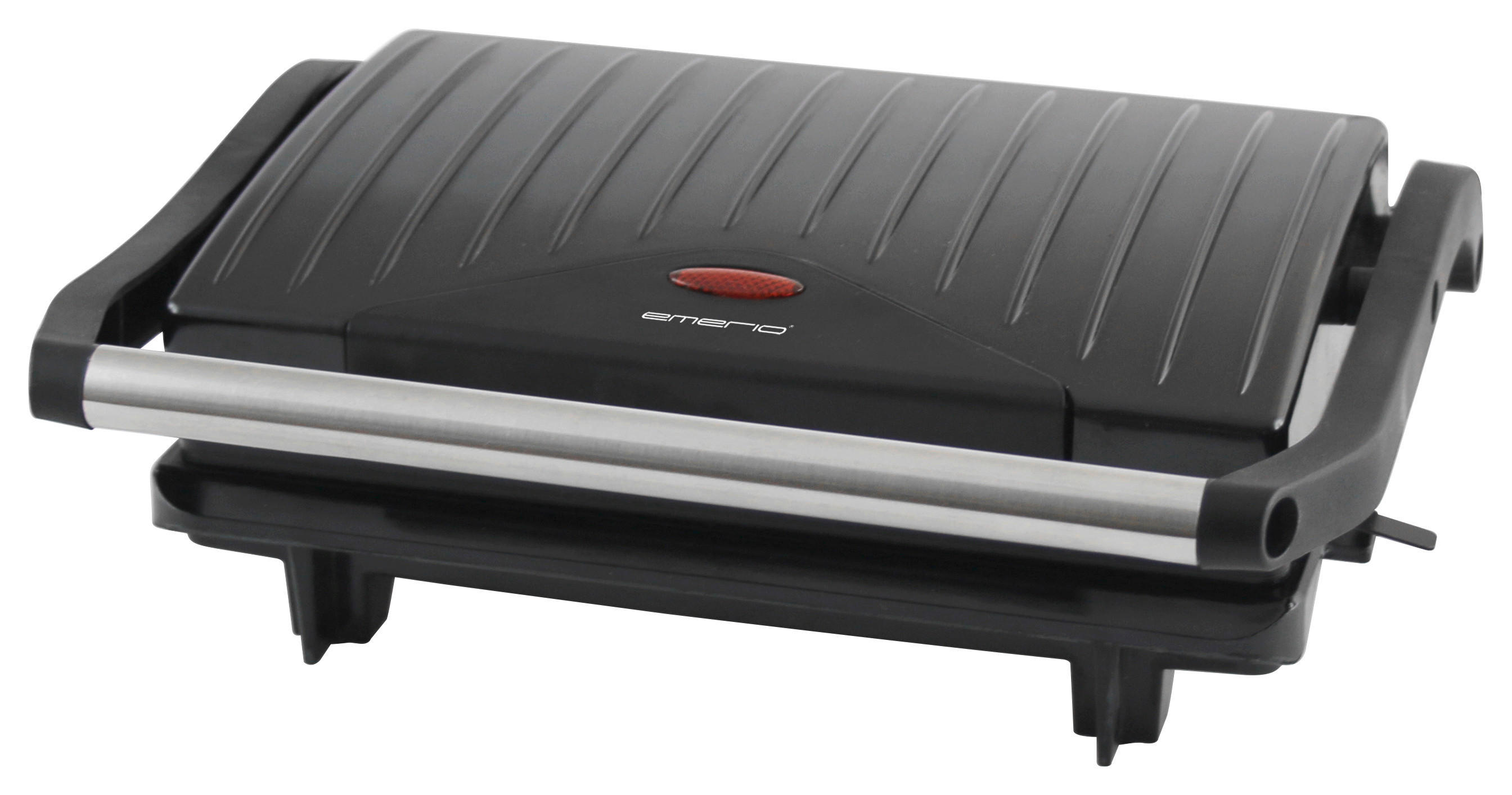 Emerio Kontaktgrill CG-110291.5 schwarz Edelstahl Kunststoff B/H/L: ca. 25x11x31 cm Kontaktgrill CG-110291 - schwarz (31,00/25,00/11,00cm) - Emerio