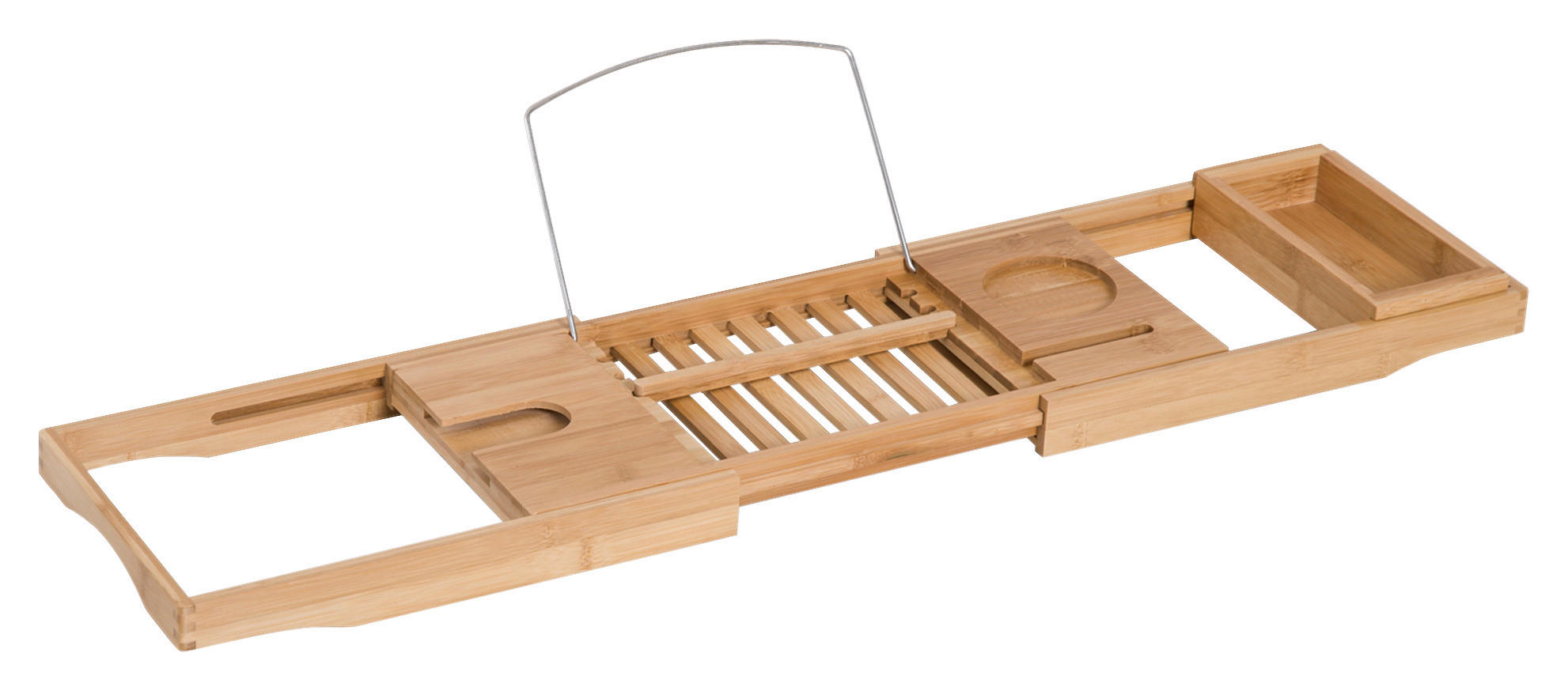 HOMCOM Haushaltshelfer natur B/H/L: ca. 218x105x5 cm Badewannenablage - natur (5,00/218,00/105,00cm) - HOMCOM