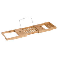 HOMCOM Haushaltshelfer natur B/H/L: ca. 218x105x5 cm Badewannenablage - natur (5,00/218,00/105,00cm) - HOMCOM