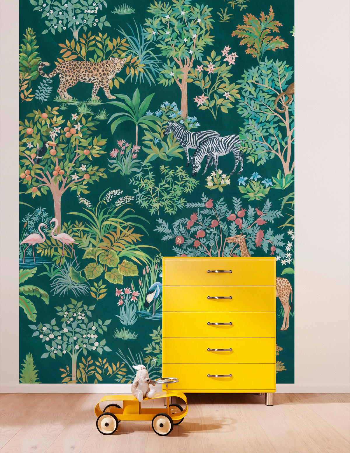Komar Fototapete Happy Jungle B/L: ca. 200x280 cm Happy Jungle - (200,00/280,00cm) - Komar