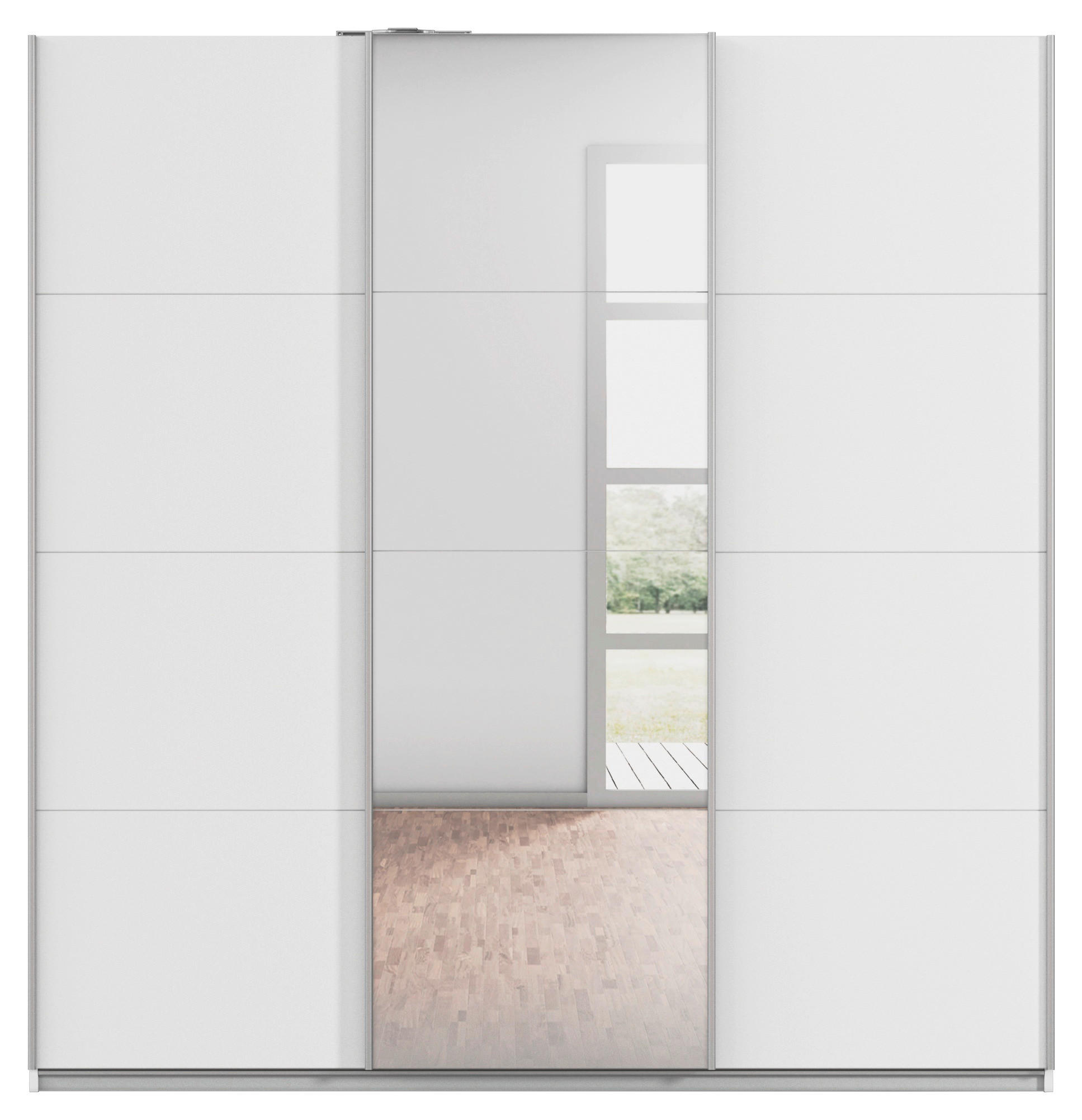 Thumbnail - Kleiderschrank Kulmbach Alpinweiß B/H/T: ca. 203x210x62 cm