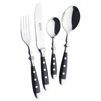 Esmeyer Besteckset Nostalgie silber Edelstahl 24 tlg. Nostalgie - schwarz/silber - Esmeyer