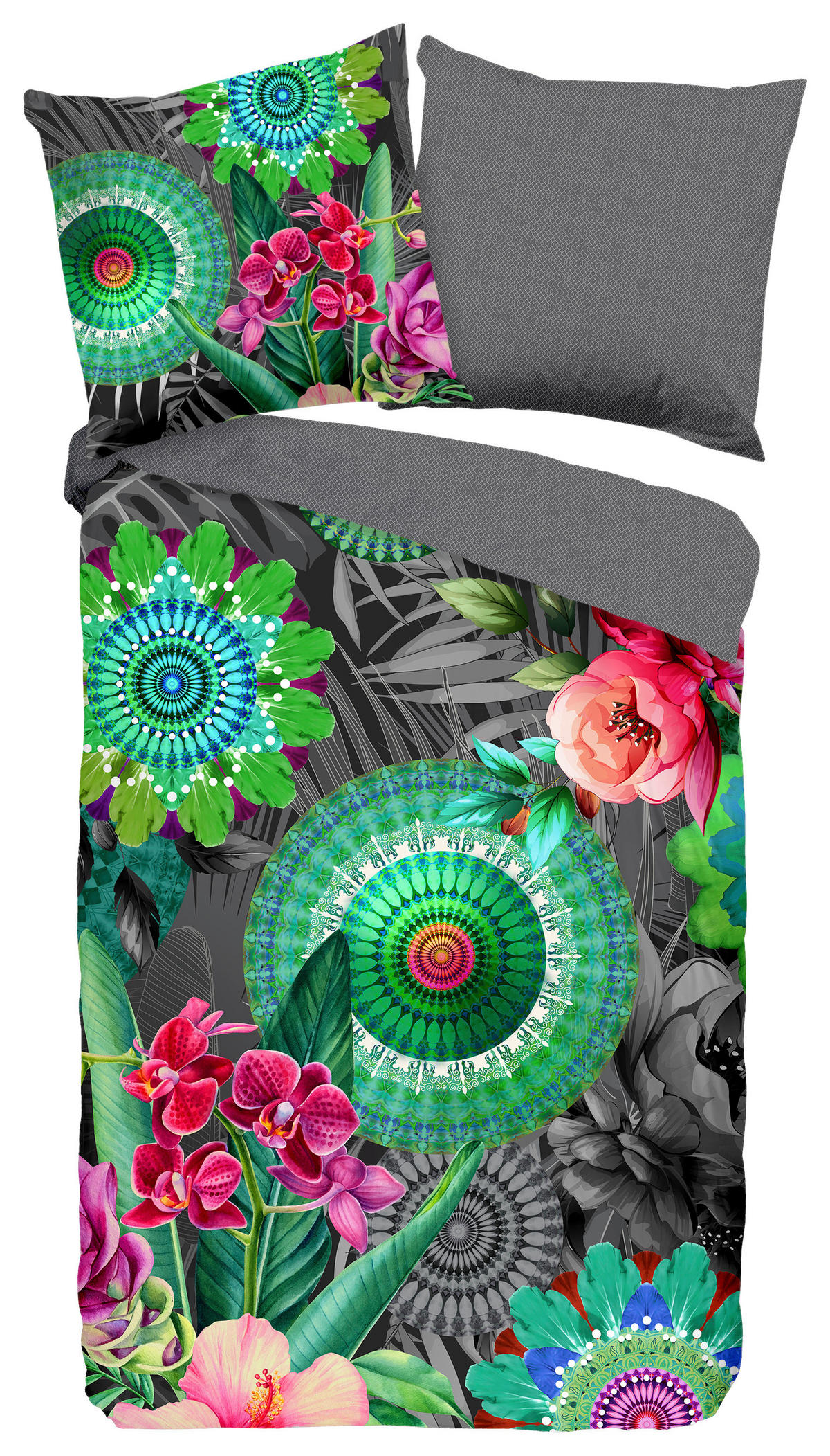 Baumwoll Bettwäsche Thirze Satin Thirze - Multi (135,00/200,00cm) - HIP