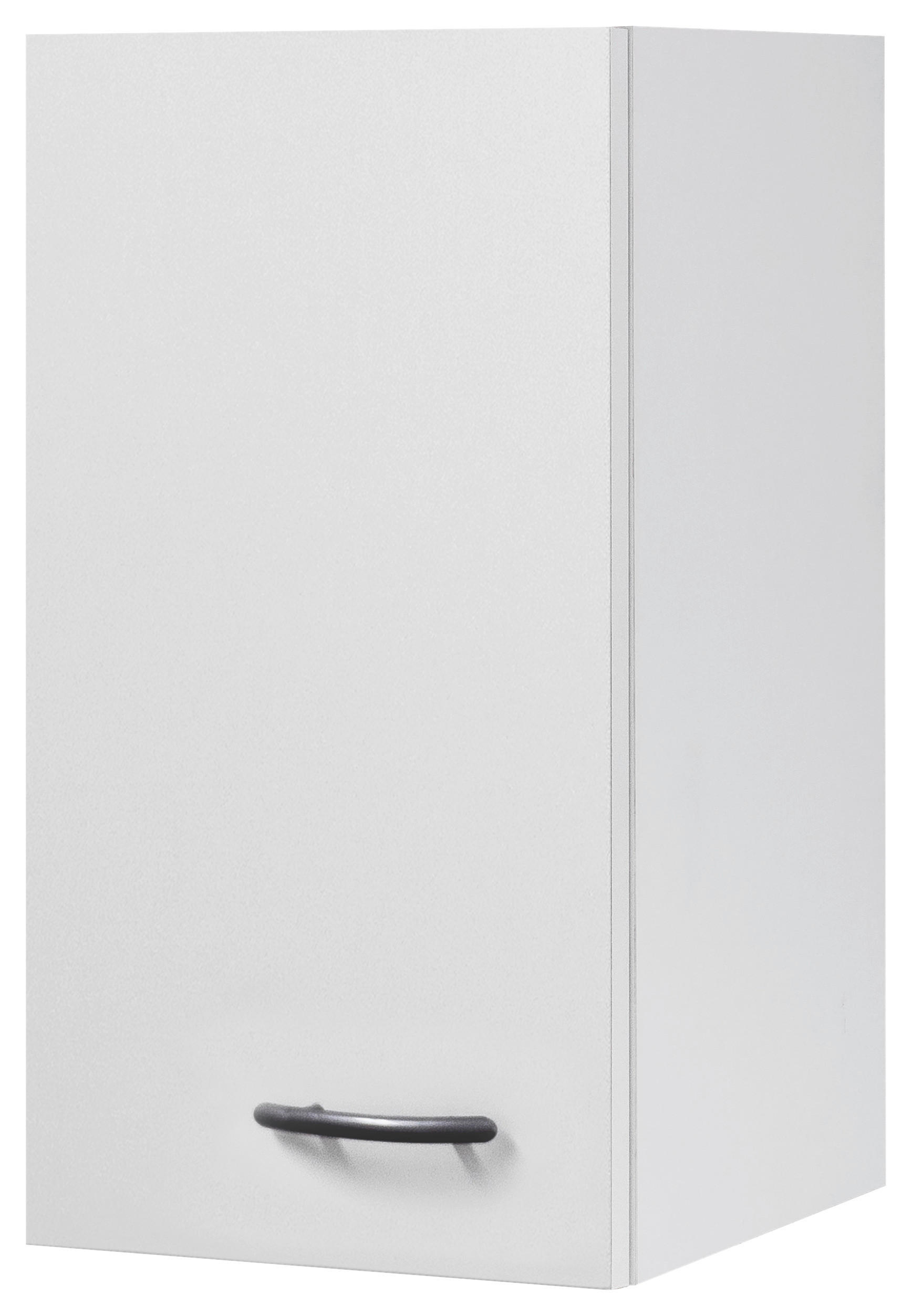 Flex-Well Hängeschrank Wito weiß B/H/T: ca. 30x54,8x32 cm Wito - weiß/Edelstahl (30,00/54,80/32,00cm) - Flex-Well