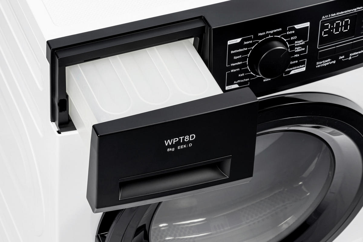 POCOline Wärmepumpentrockner WPT8D weiß B/H/T: ca. 60x85x60 cm ca. 8 kg Wärmepumpentrockner WPT8D - weiß (60,00/85,00/60,00cm) - POCOline