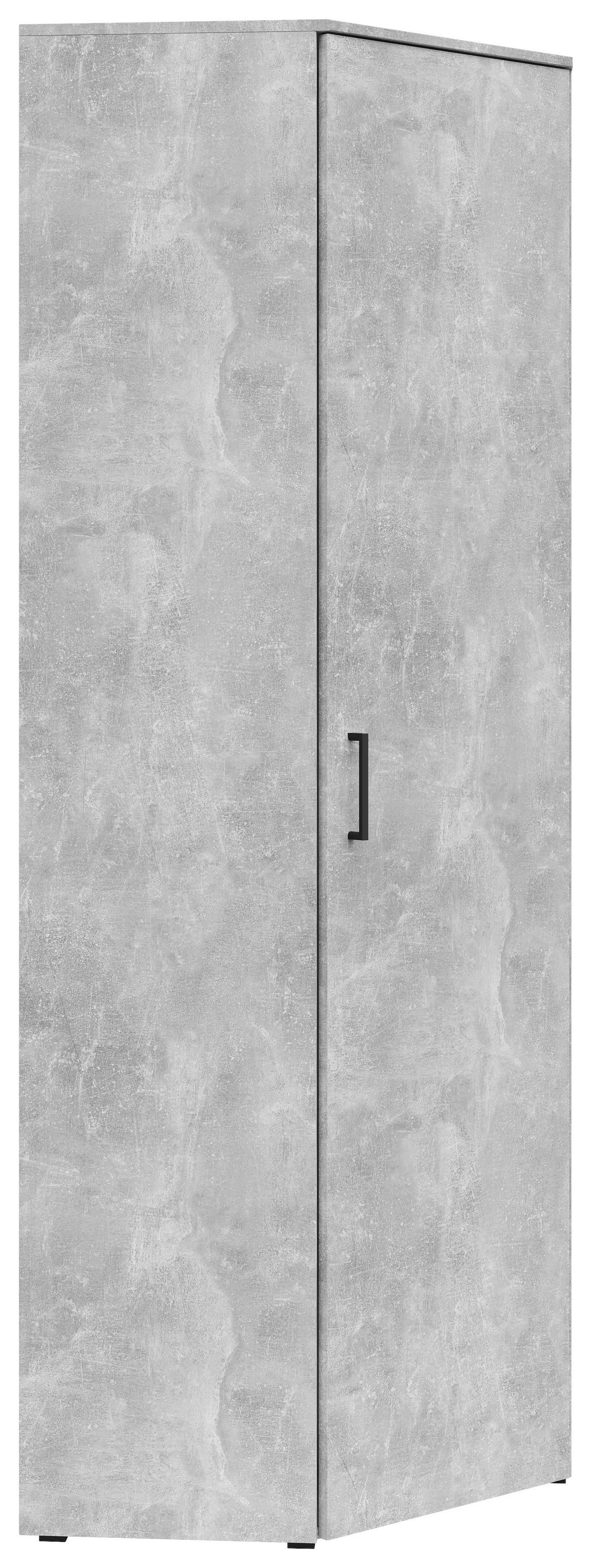 Schrank Multi-Stauraum Typ 43 Beton Optik B/H/T: ca. 101x195x79 cm Multi-Stauraum Typ 43 - Beton (101,00/195,00/79,00cm)