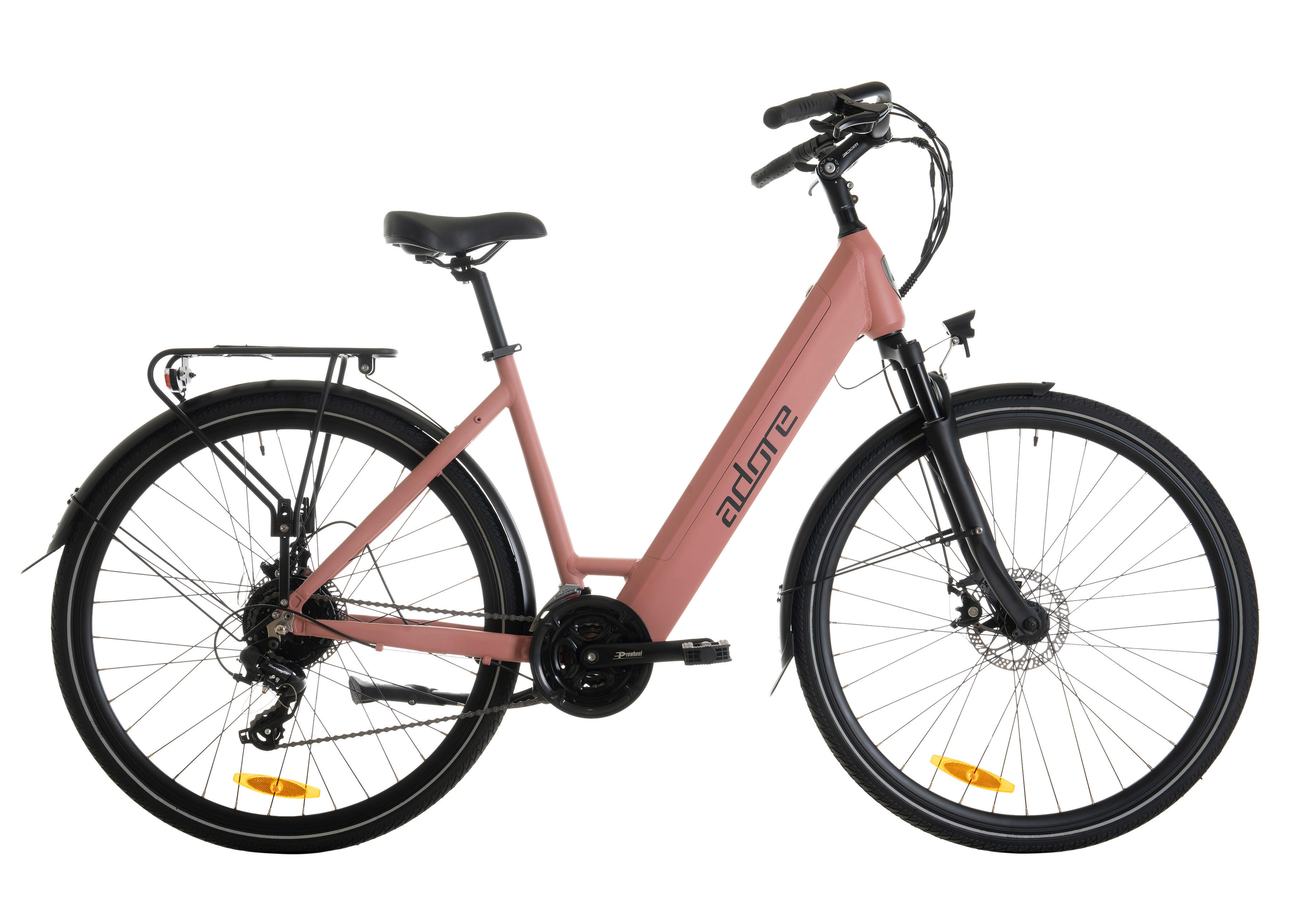 Adore E-Bike ATR-180 ATR-180 28 Zoll Rahmenhöhe 48 cm 24 Gänge rosa rosa ca. 250 W ca. 28 Zoll