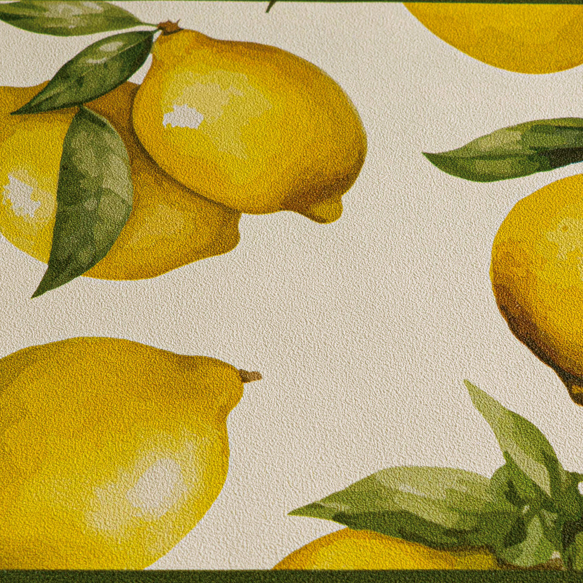 A.S.Création Bordüre gelb weiß grün B/H/D: ca. 17x500x6,8 cm Bordüre_selbstklebend - weiß/gelb (6,80/500,00cm) - A.S.Creation