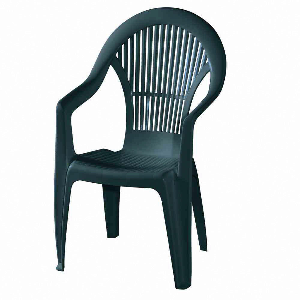 ProGarden Stapelsessel Vega grün Kunststoff B/H/L: ca. 54x93x57 cm Vega - grün (57,00/54,00/93,00cm) - ProGarden