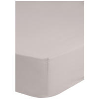 Baumwoll Spannbetttuch Satin Spannbetttuch-Satin 180x200cm - sand (180,00/200,00cm) - HIP