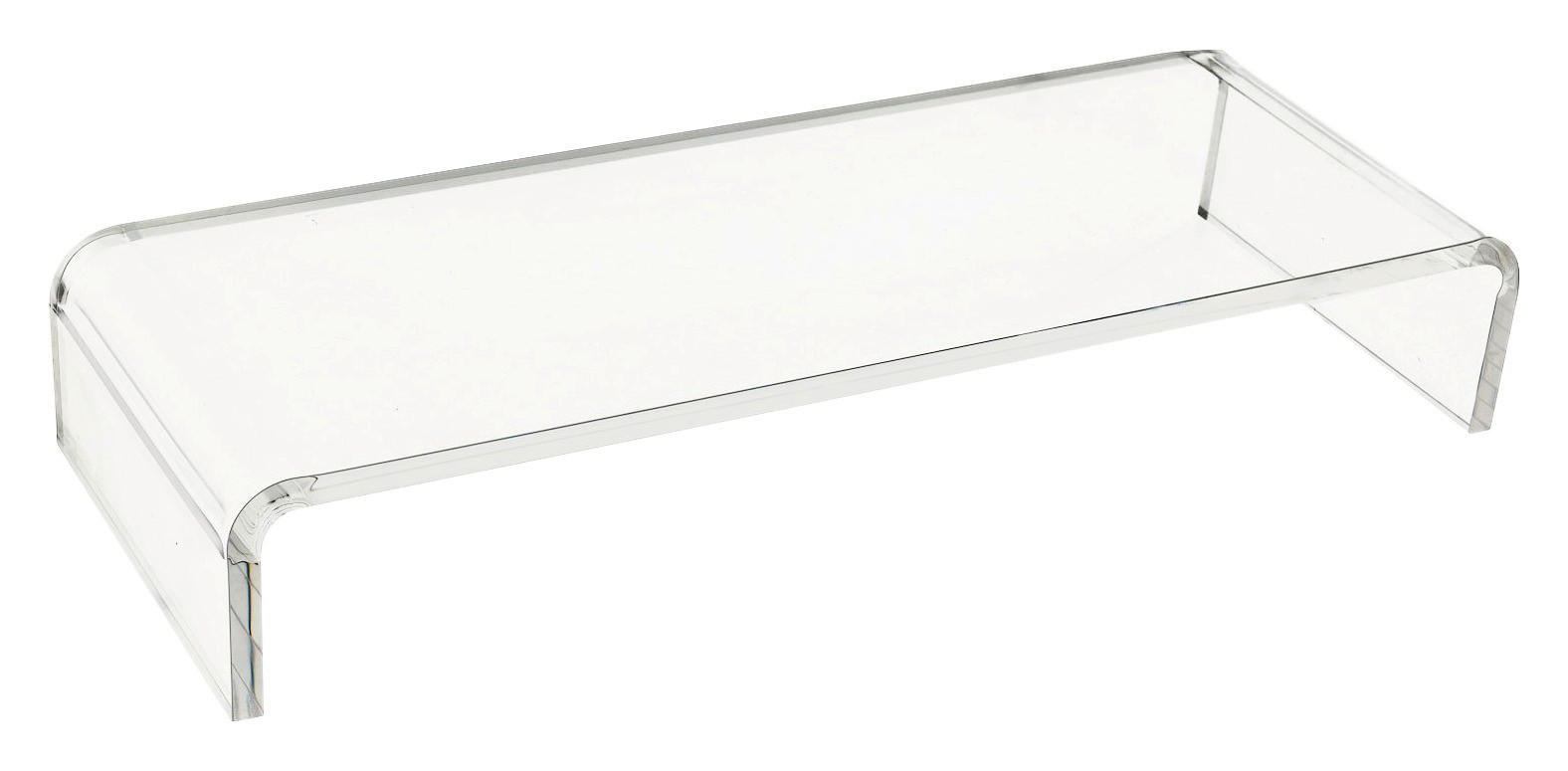 HOMCOM Bildschirmständer MHA2-0075 transparent Bildschirmständer A2-0075 - transparent (53,00/9,00/19,00cm) - HOMCOM