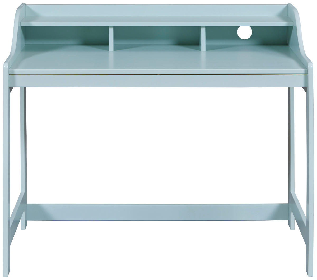 Kinder-Schreibtisch Conversation Desk grün lackiert B/H/L: ca. 68,4x90,6x110 cm Conversation Desk - grün (110,00/68,40/90,60cm) - Inter Link