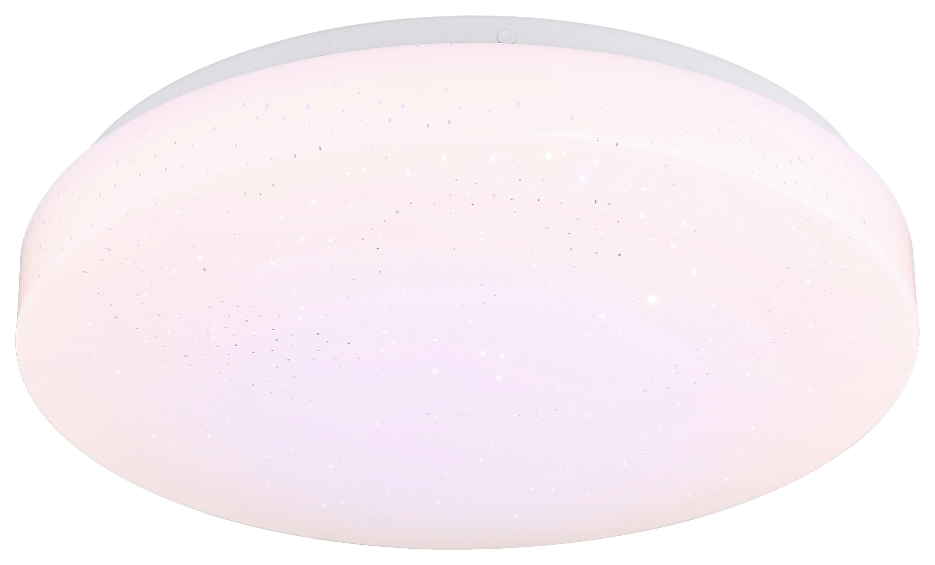 GLOBO LED-Deckenleuchte Opal weiß Metall Kunststoff H/D: ca. 8,5x33 cm günstig online kaufen