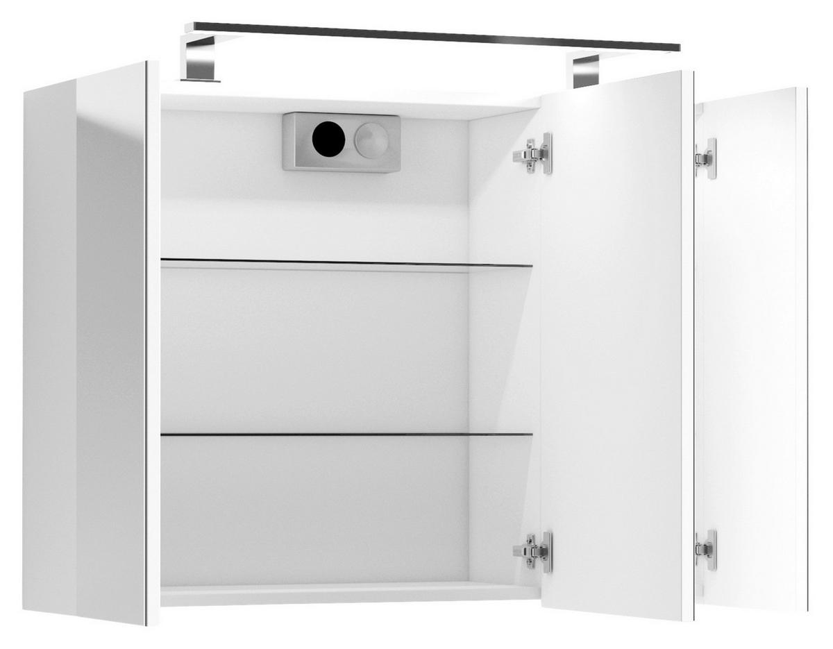 Spiegelschrank SPREE weiß B/H/T: ca. 80x60x20 cm SPREE - weiß (80,00/60,00/20,00cm) - byLIVING