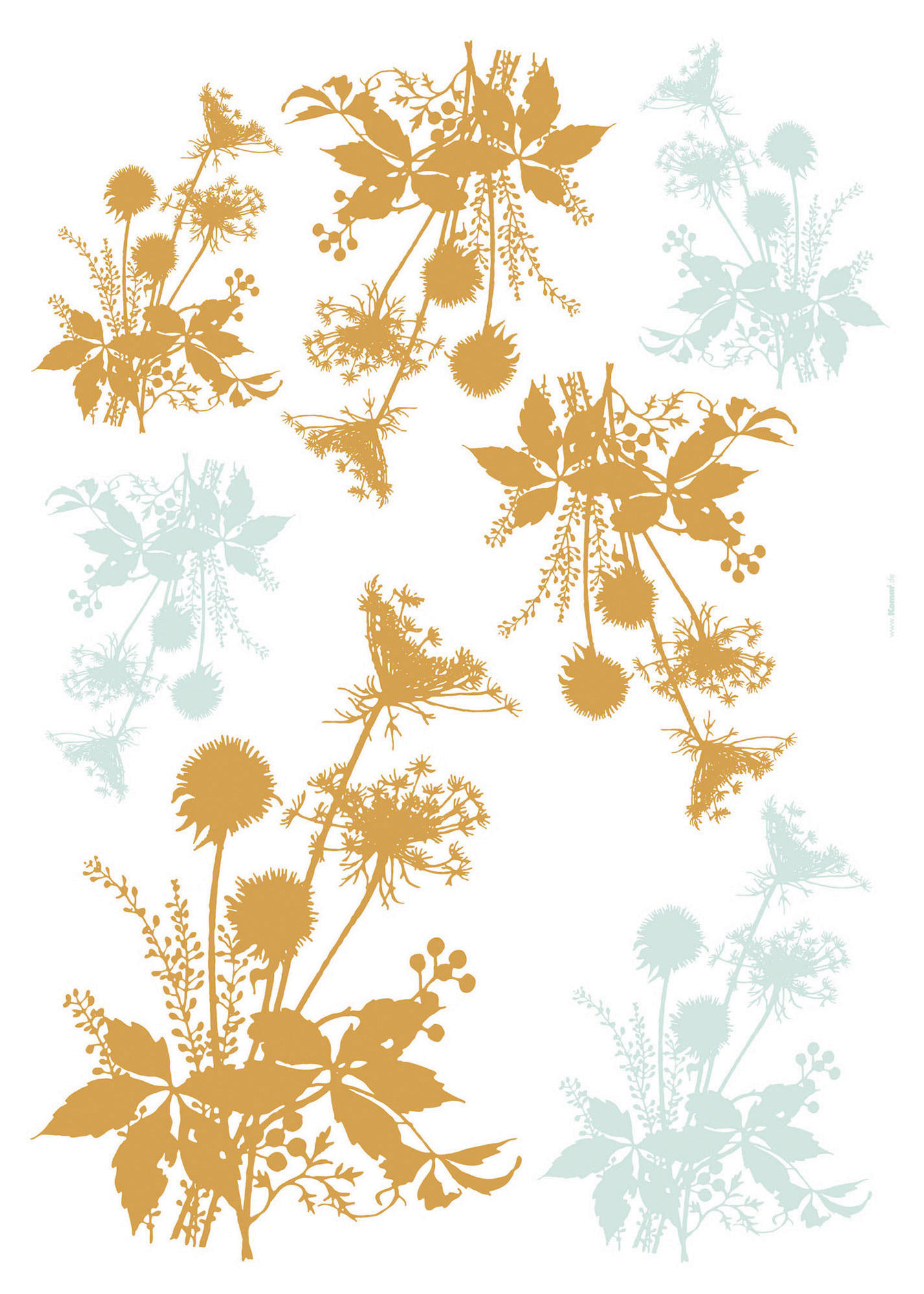 Komar Wandtattoo Wiesenblumen  Wiesenblumen B/L: ca. 50x70 cm günstig online kaufen