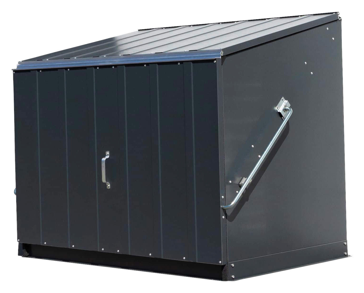 Trimetals Aufbewahrungsbox Stowaway anthrazit Aluminium B/H/L: ca. 87x112x136 cm Stowaway - anthrazit (136,00/87,00/112,00cm) - Trimetals