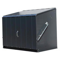 Trimetals Aufbewahrungsbox Stowaway anthrazit Aluminium B/H/L: ca. 87x112x136 cm Stowaway - anthrazit (136,00/87,00/112,00cm) - Trimetals