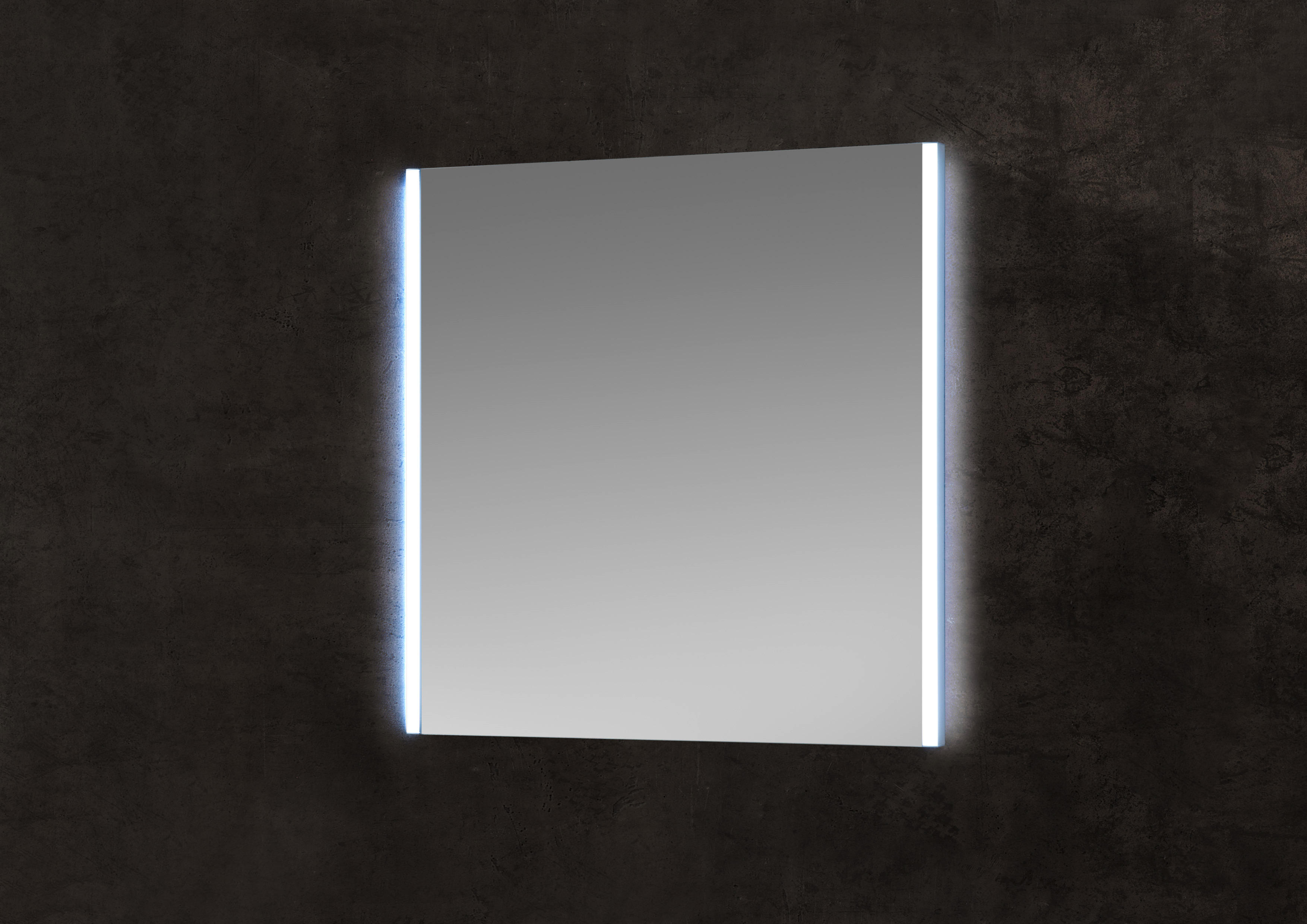 Wandspiegel SP2 Alu Optik B/H/T: ca. 63x65x3 cm SP2 - Alu/kaltweiß (63,00/65,00/3,00cm)