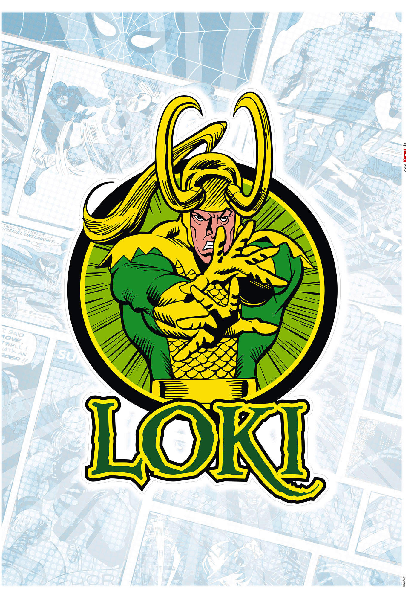 Komar Wandtattoo Loki Comic Classic  Loki Comic Classic B/L: ca. 50x70 cm