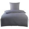Microfaser Bettwäsche Bettwäsche_Micro_Metallic-Druck - anthrazit/silber (135,00/200,00cm)