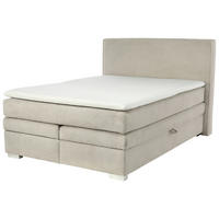 Boxspringbett  Greige Liegefläche B/L: ca. 140x200 cm Arabella_Boxspringbett - Greige (154,00/116,00/217,00cm)