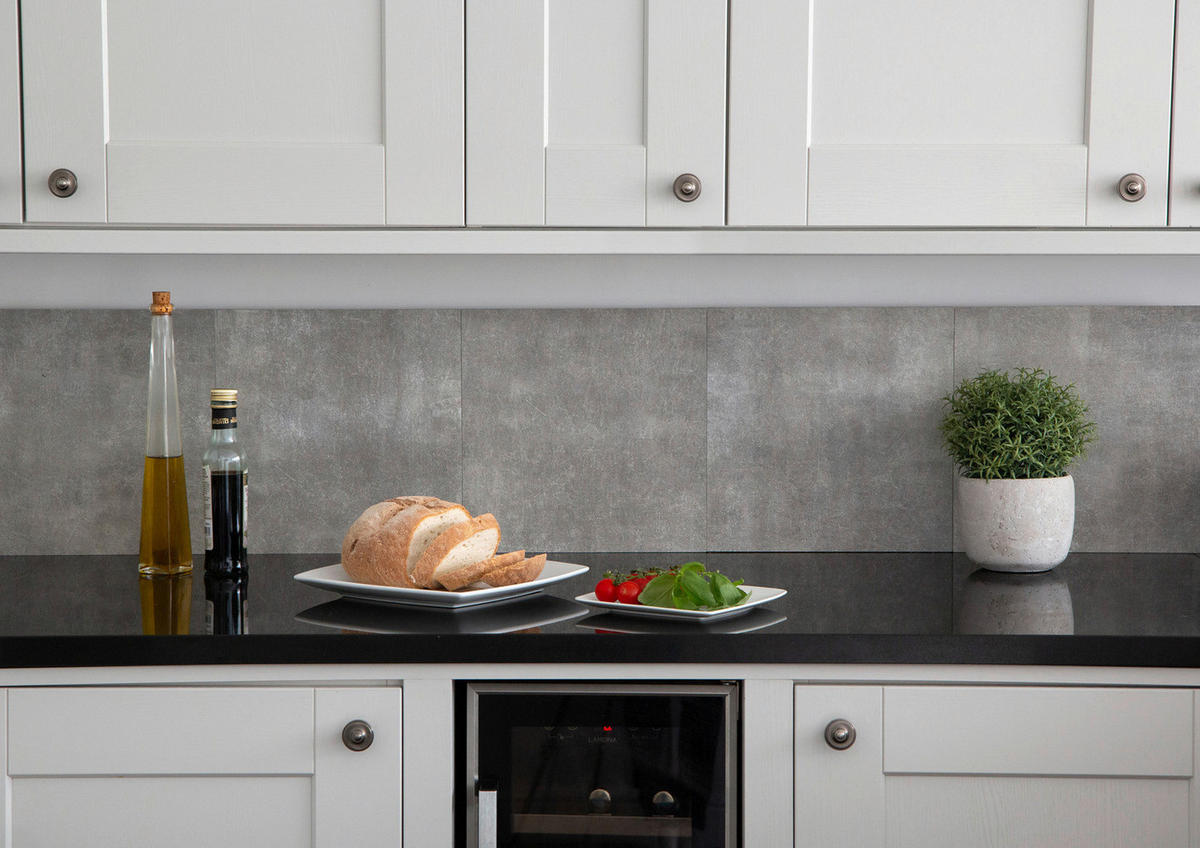 d-c-fix Wandfliese selbstklebend grau B/L: ca. 30,5x30,5 cm Wandfliese_selbstklebend_6Stck. - grau (30,50/30,50cm) - d-c-fix
