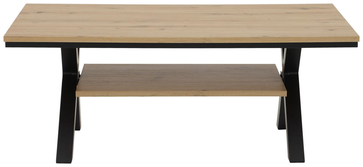 Couchtisch Eiche Artisan Nachbildung schwarz B/H/T: ca. 110x43x67 cm Mats_091508_Couchtisch - Eiche/schwarz (110,00/43,00/67,00cm)