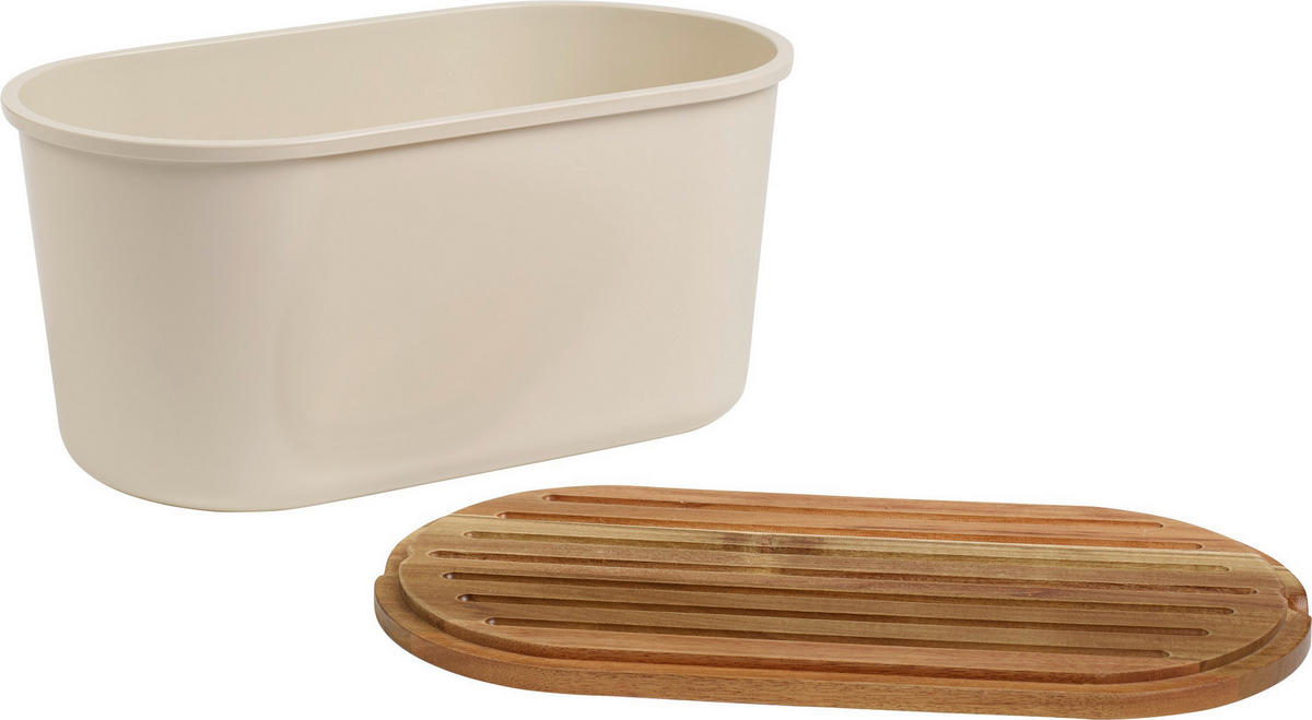 ECHTWERK Brotbox Fresh creme Melamin B/H/L: ca. 21,5x17,2x37 cm Fresh - creme (37,00/21,50/17,20cm) - ECHTWERK