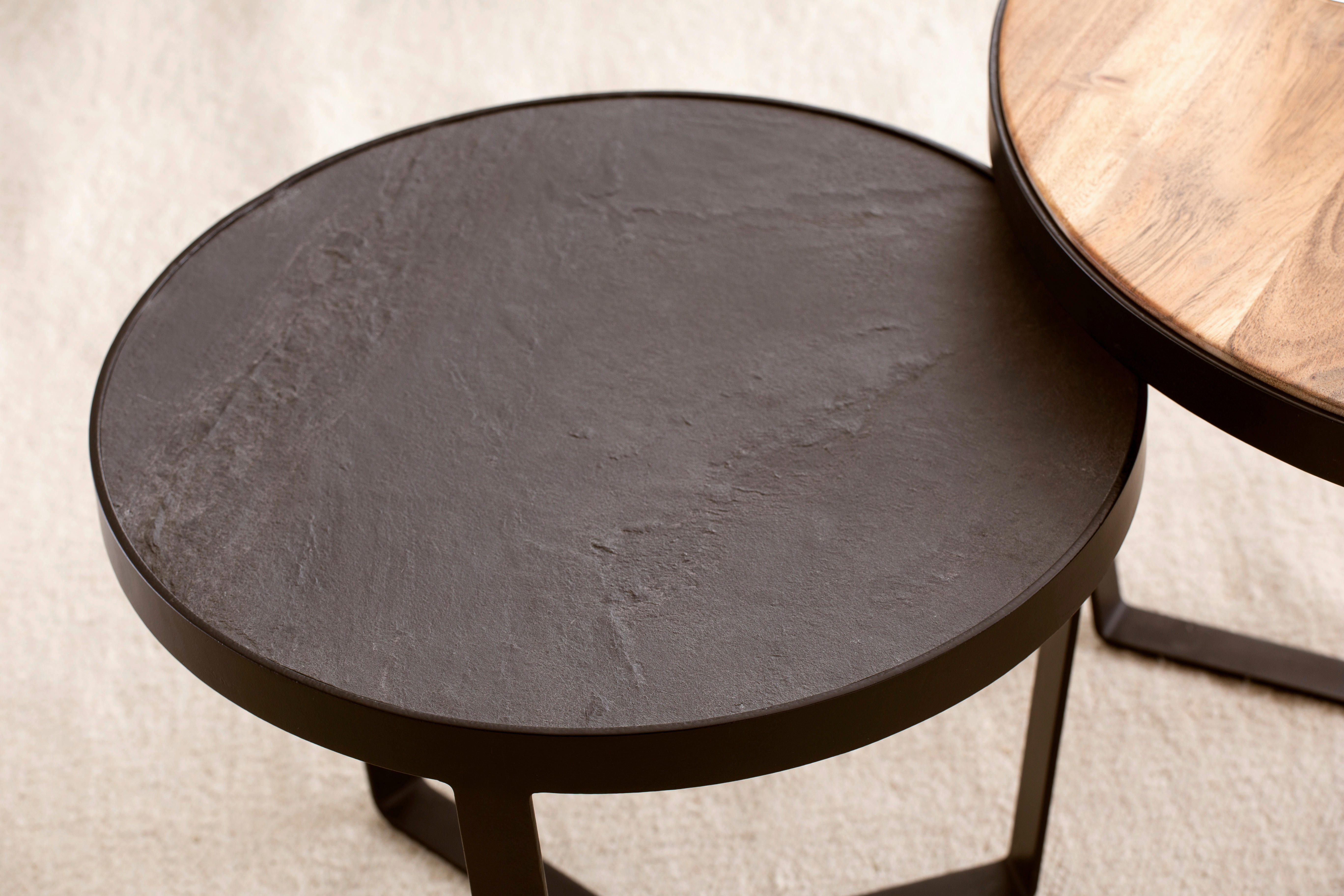 Couchtisch 2er.-Set.  B/H/T: ca. 60x40x60 cm 2er.-Set. - (60,00/40,00/60,00cm) - Wohnling