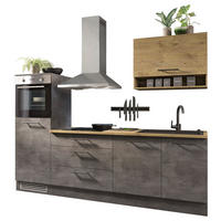 Bega Küchenblock Style B/T: ca. 260x60 cm Style - schwarz (260,00/60,00cm) - Bega