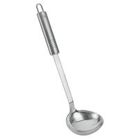Haushaltshelfer silber Edelstahl B/H/L: ca. 8,8x32x6,8 cm Schöpflöffel - silber (6,80/8,80/32,00cm)