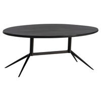 Couchtisch schwarz B/H/T: ca. 90x35x50 cm Couchtisch - schwarz (90,00/35,00/50,00cm) - Wohnling