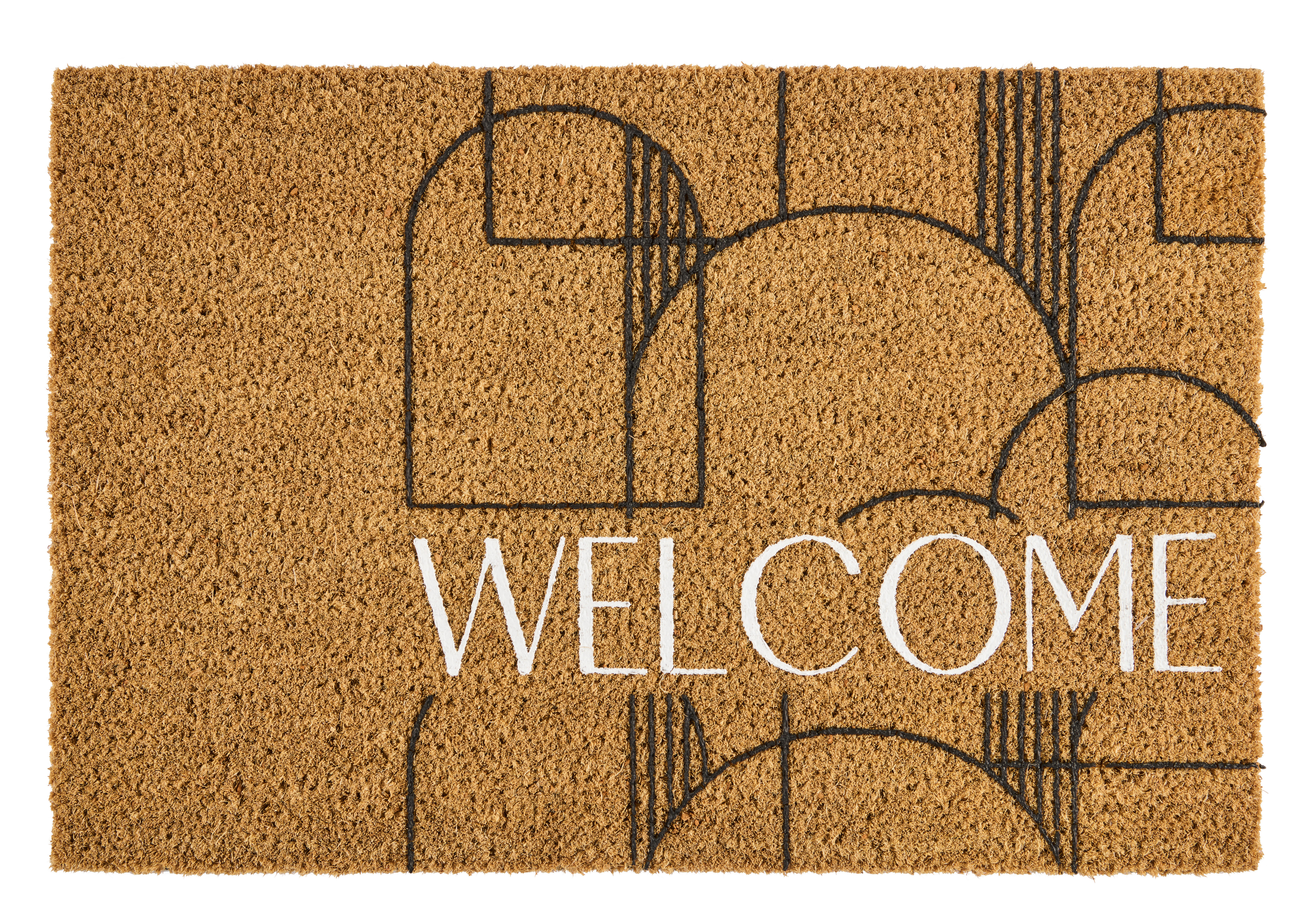 MD Entree Fußmatte Finesse natur B/L: ca. 40x60 cm Finesse - natur (40,00/60,00cm) - MD Entree