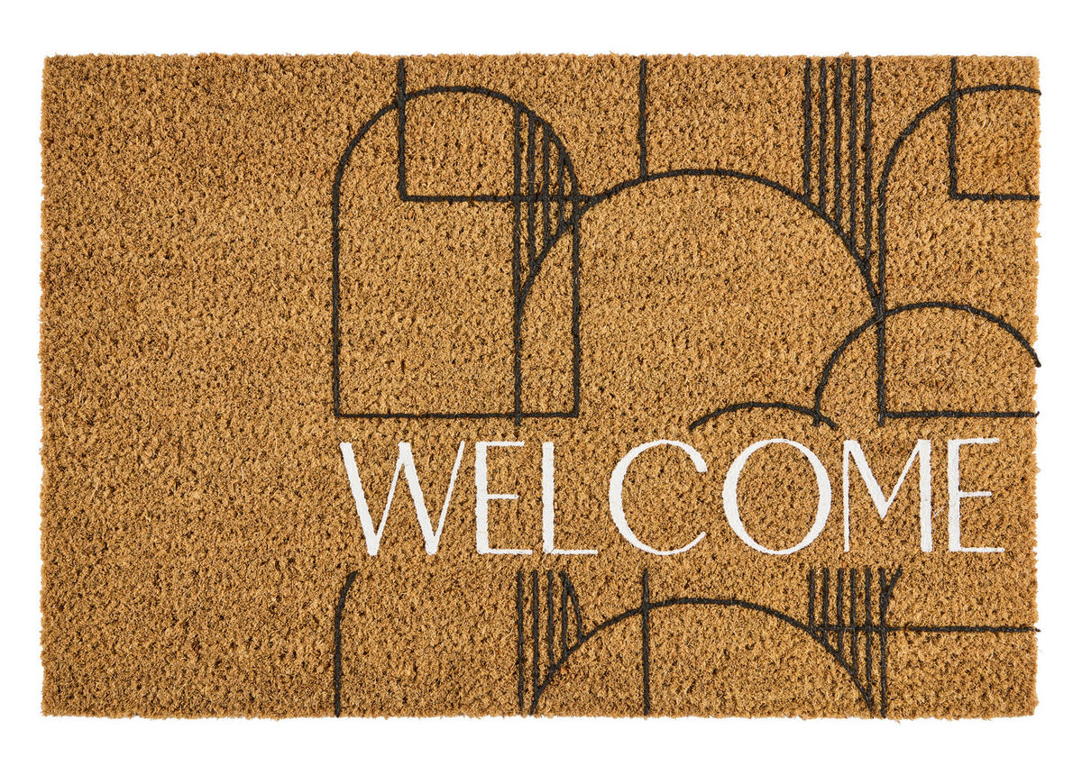 MD Entree Fußmatte Finesse natur B/L: ca. 40x60 cm Finesse - natur (40,00/60,00cm) - MD Entree
