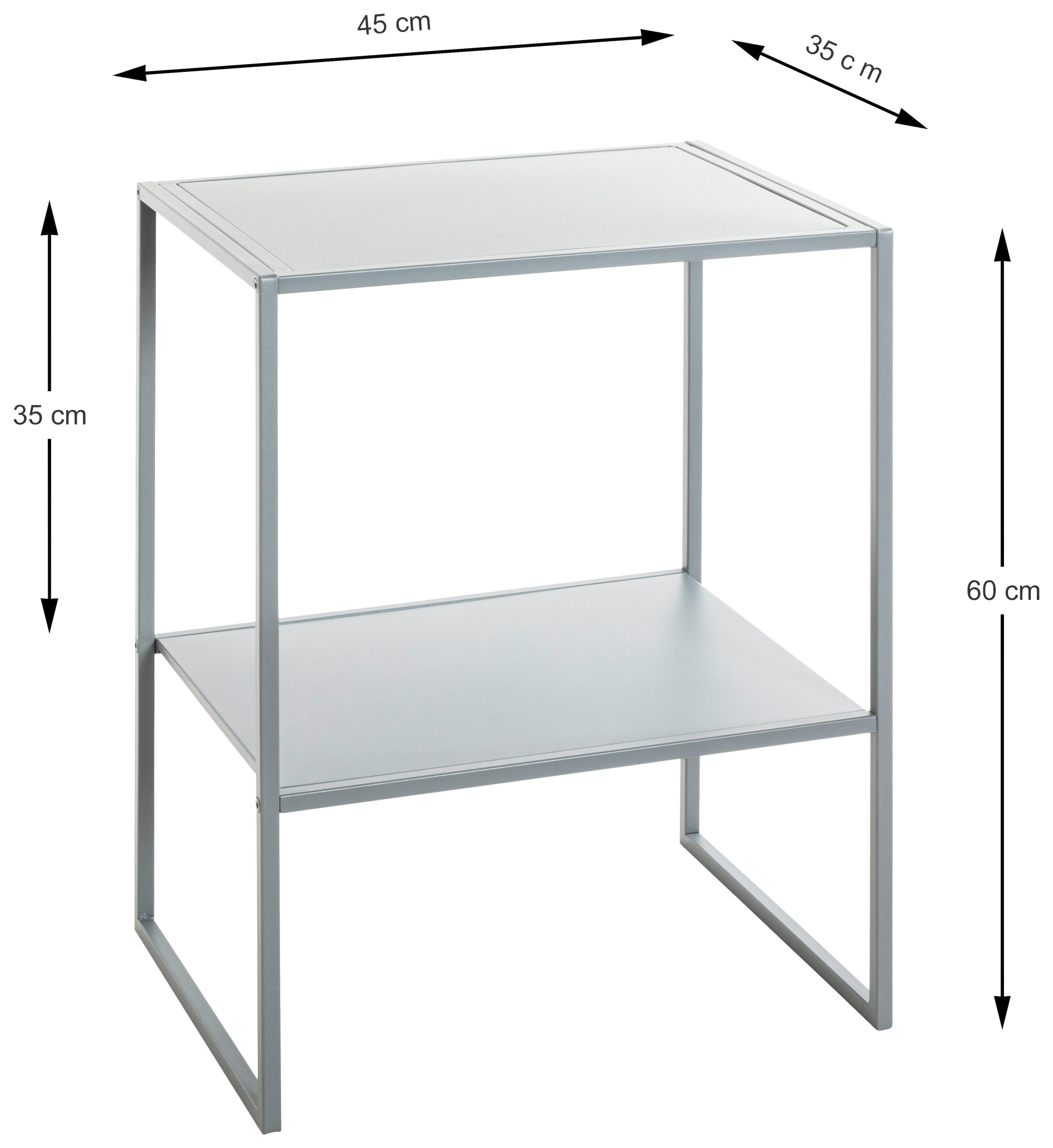 Beistelltisch  grau B/H/T: ca. 45x60x35 ...