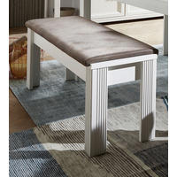 Sitzbank Jasmin braun Eiche Artisan Nachbildung weiß Pinie Nachbildung B/H/T: ca. 126x48x41 cm Jasmin - braun/Eiche (126,00/48,00/41,00cm)