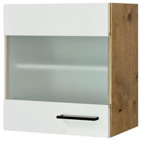 Hängeschrank Avila Magnolie matt B/H/T: ca. 50x54,8x32 cm Avila - schwarz/Oak (50,00/54,80/32,00cm) - Flex-Well