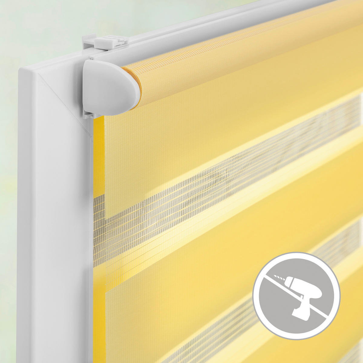 Doppelrollo Duo gelb B/L: ca. 55x150 cm Duo - gelb (55,00/150,00cm) - LICHTBLICK