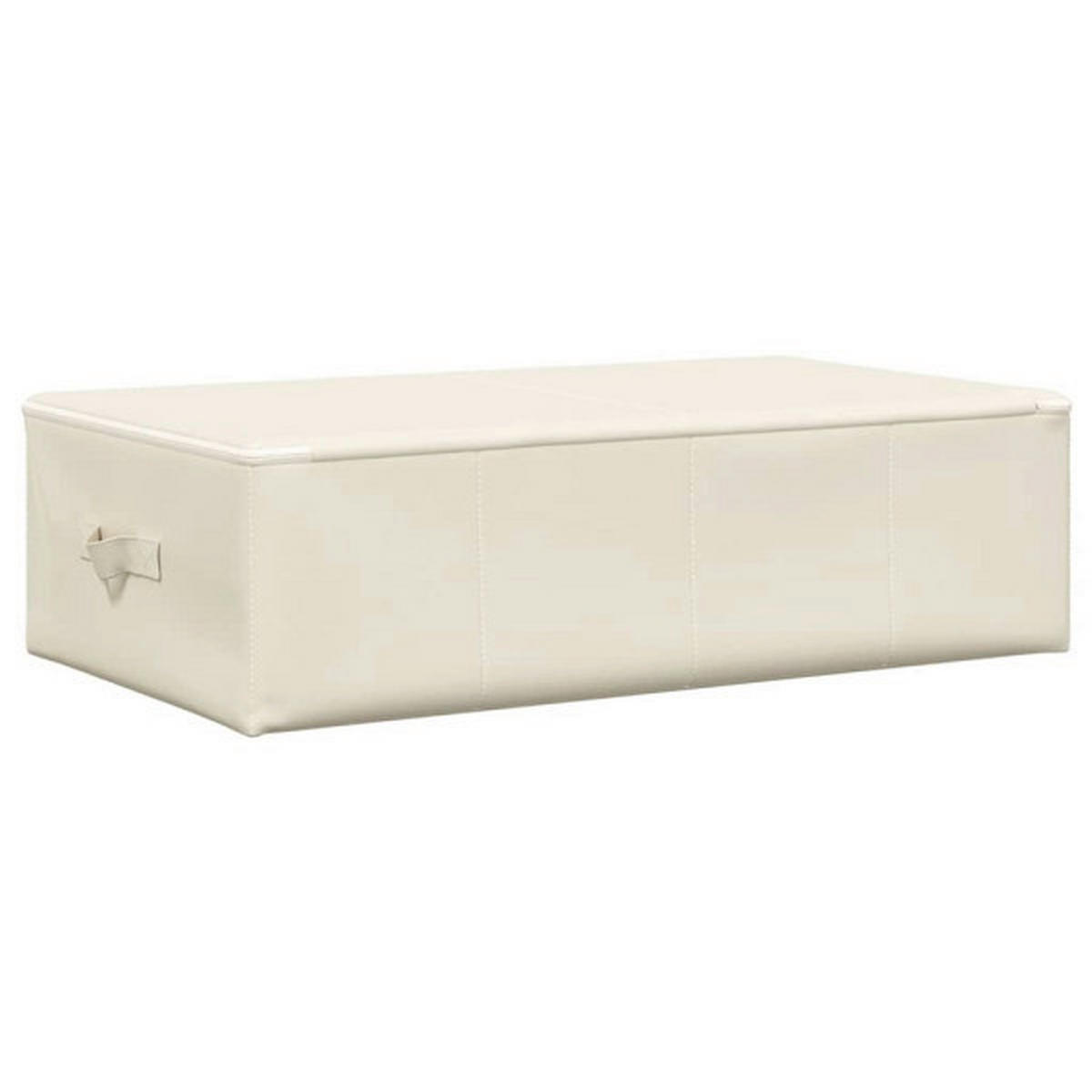 vidaXL Aufbewahrungsbox creme Aufbewahrungsbox - creme - vidaXL