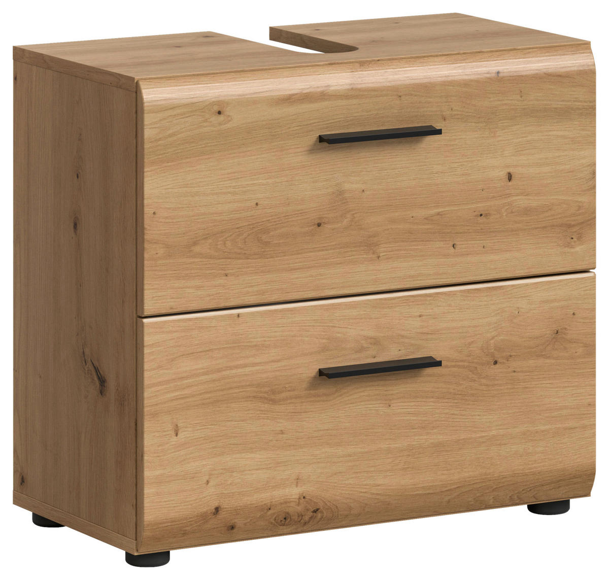 Waschbeckenunterschrank Ice Artisan Oak Nachbildung B/H/T: ca. 60x54x60 cm Ice - (60,00/54,00/60,00cm) - xonox.home