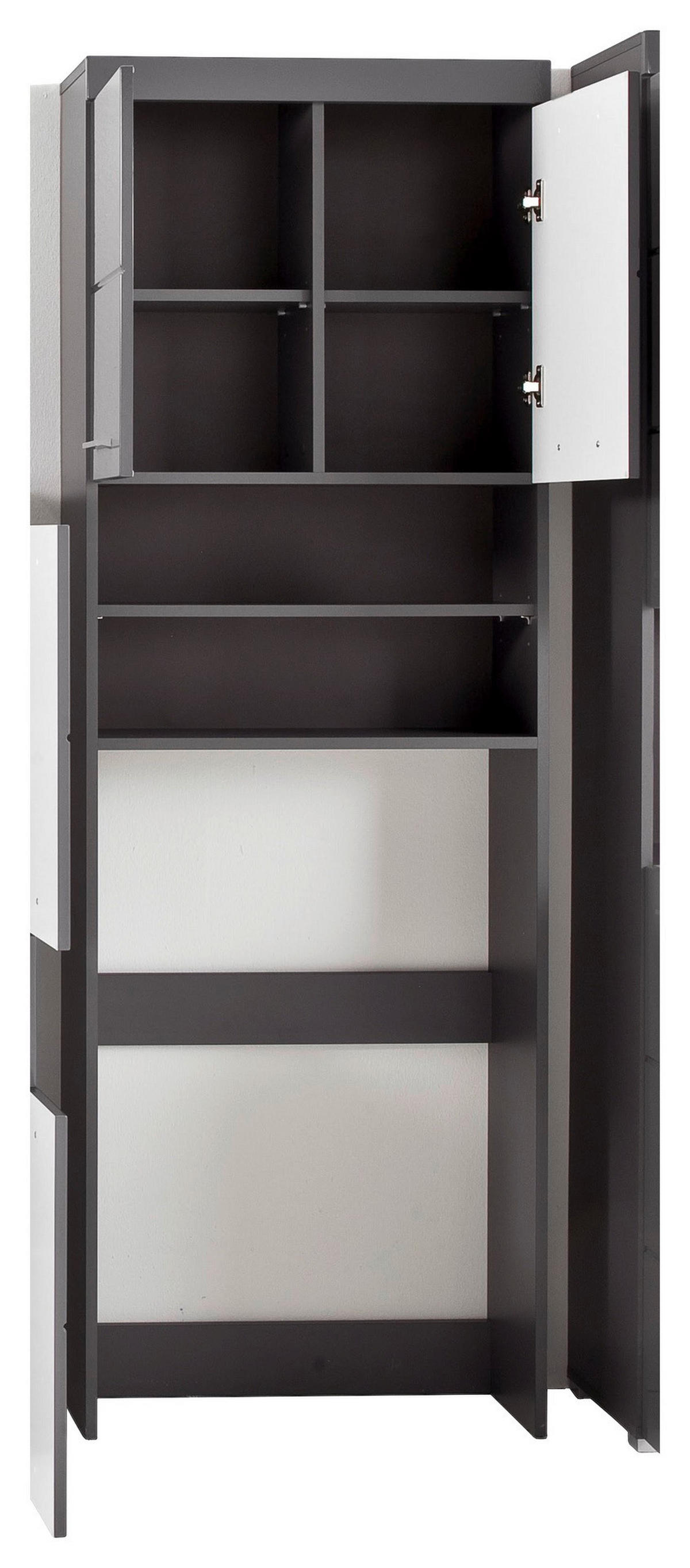 Überbauschrank Amanda B/H/T: ca. 63x187x24 cm Amanda - grau (63,00/187,00/24,00cm)