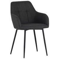 Armlehnstuhl Maria, 2er-Set anthrazit Microfaser Webstoff B/H/T: ca. 55x84x61 cm Maria, 2er-Set - anthrazit (55,00/84,00/61,00cm) - Hela